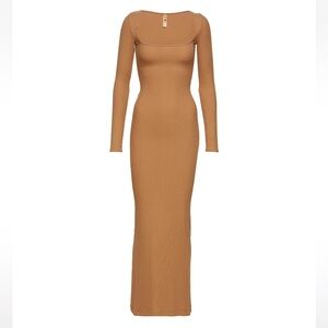 Skims Soft Lounge Shimmer Dress